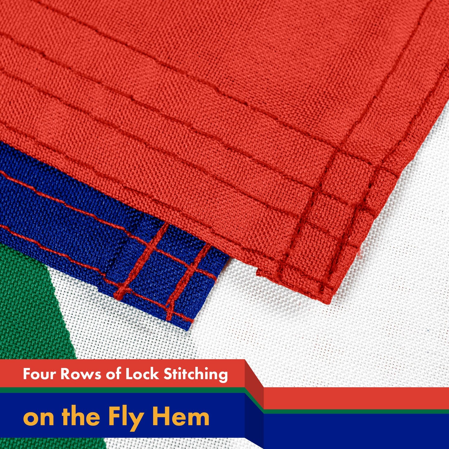 South Africa South African Flag 3x5 Ft 3-Pack 150D Printed Polyester By G128