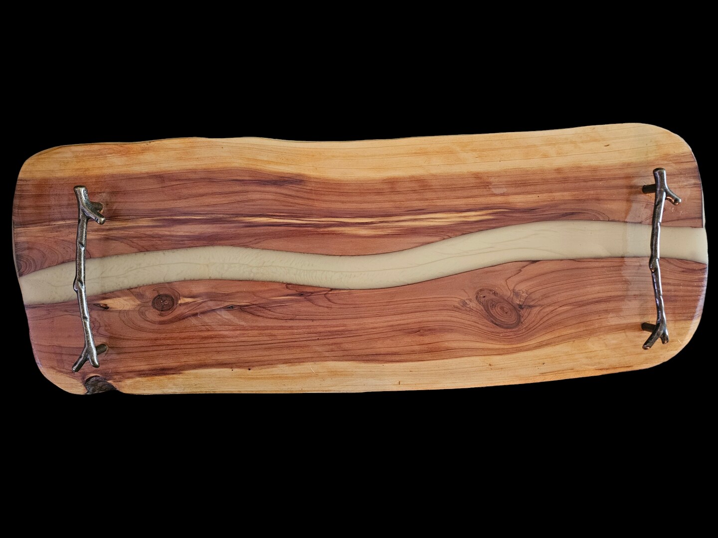 10”x18” Epoxy Resin Charcuterie Board / Cheese Board. on sale *** Red Elm ***