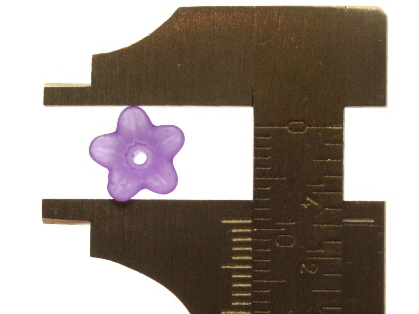 50 10mm Small Purple Mix Flower Acrylic Beads