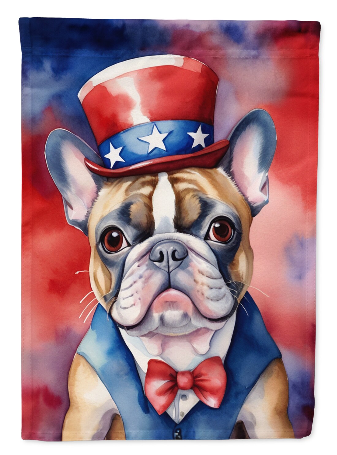 French Bulldog Garden Flag -Floral French Bulldog Garden Flag -Floral