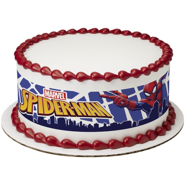 Marvel&#x27;s Spider-Man&#x2122; In Action Edible Cake Topper Image Strips
