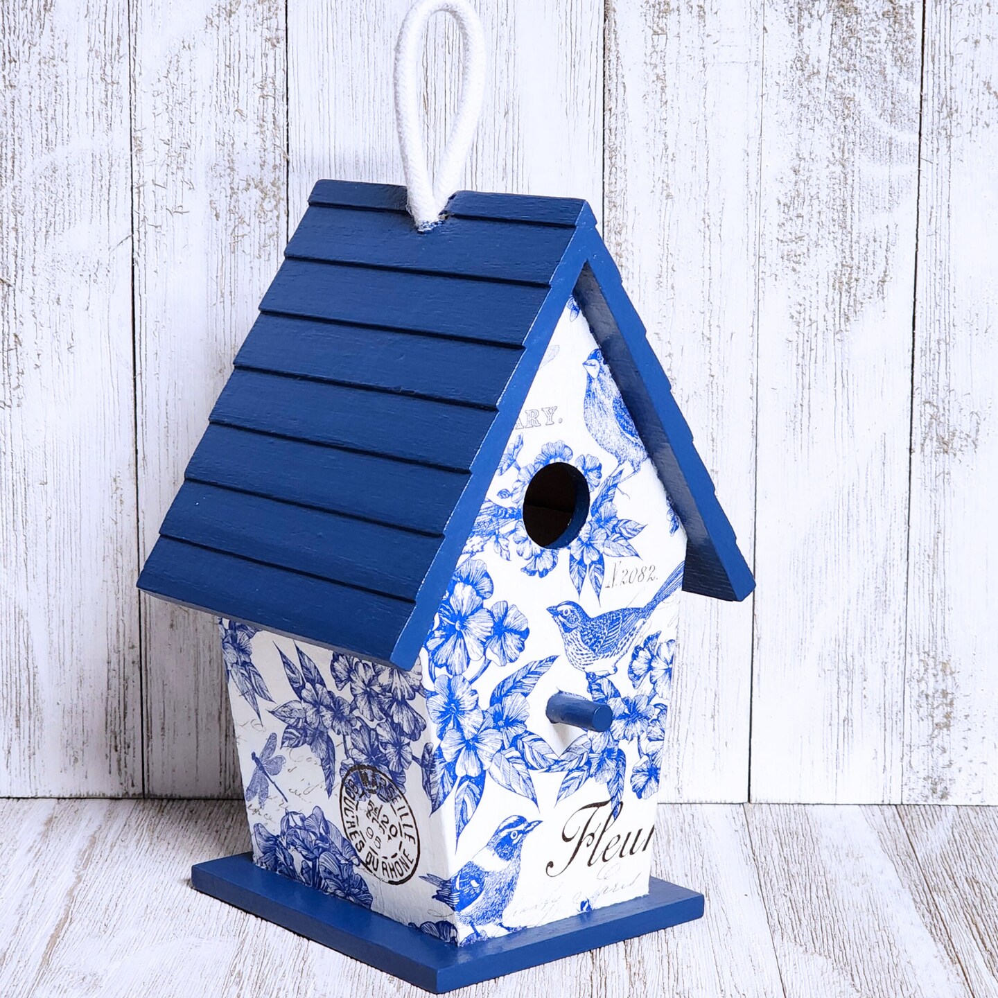 Rae Dunn Plaid Perch discount Birdhouse