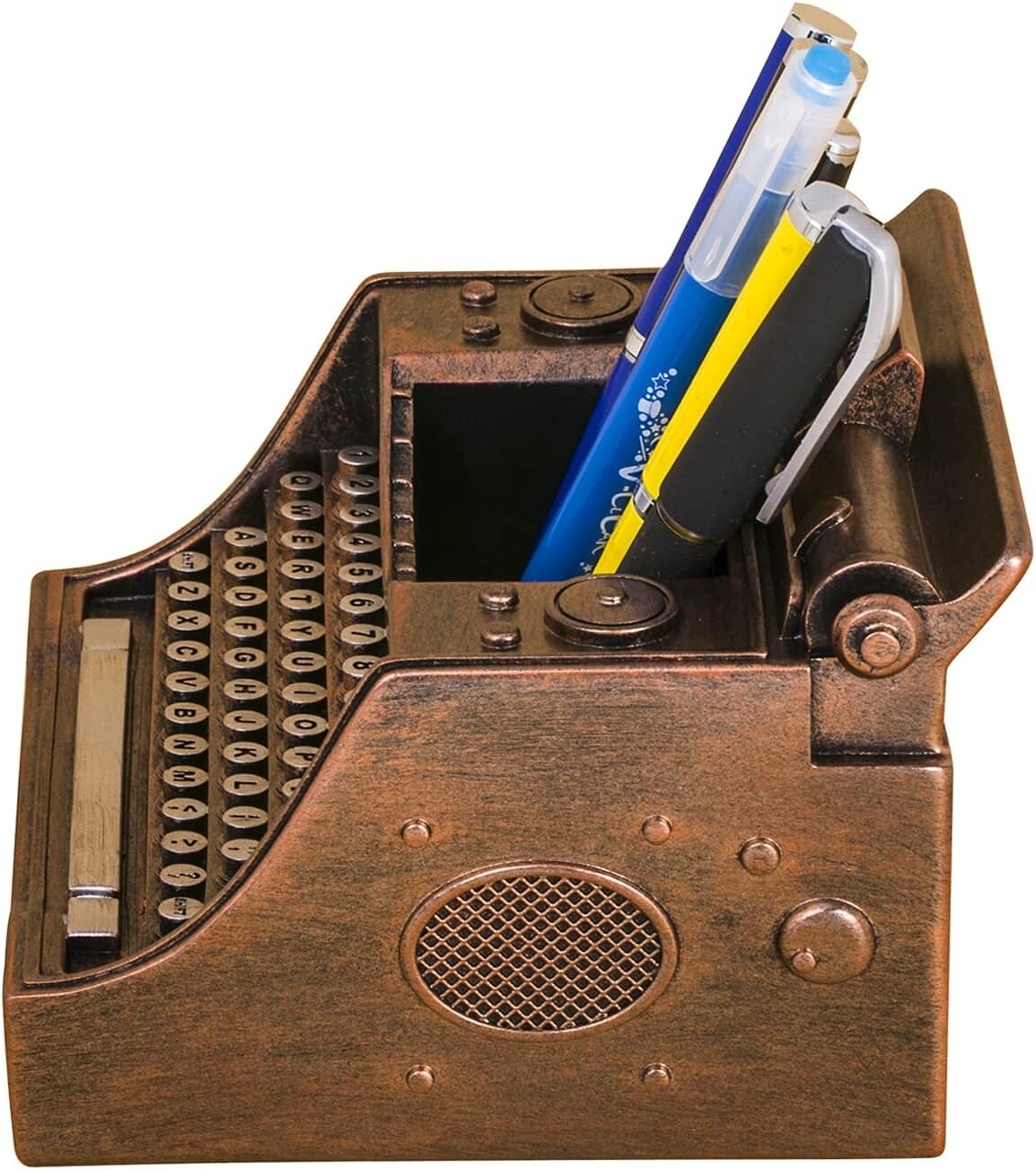 Retro Typewriter Pen Holder