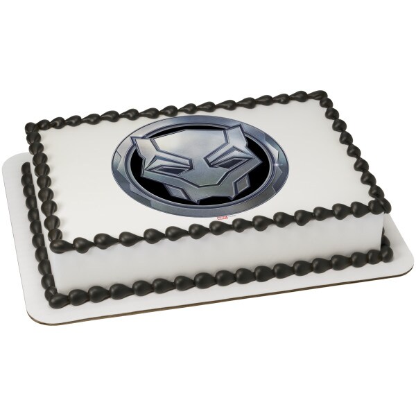 MARVEL Black Panther: Wakanda Forever Icon Edible Cake Topper Image - 7.5&#x22; Round