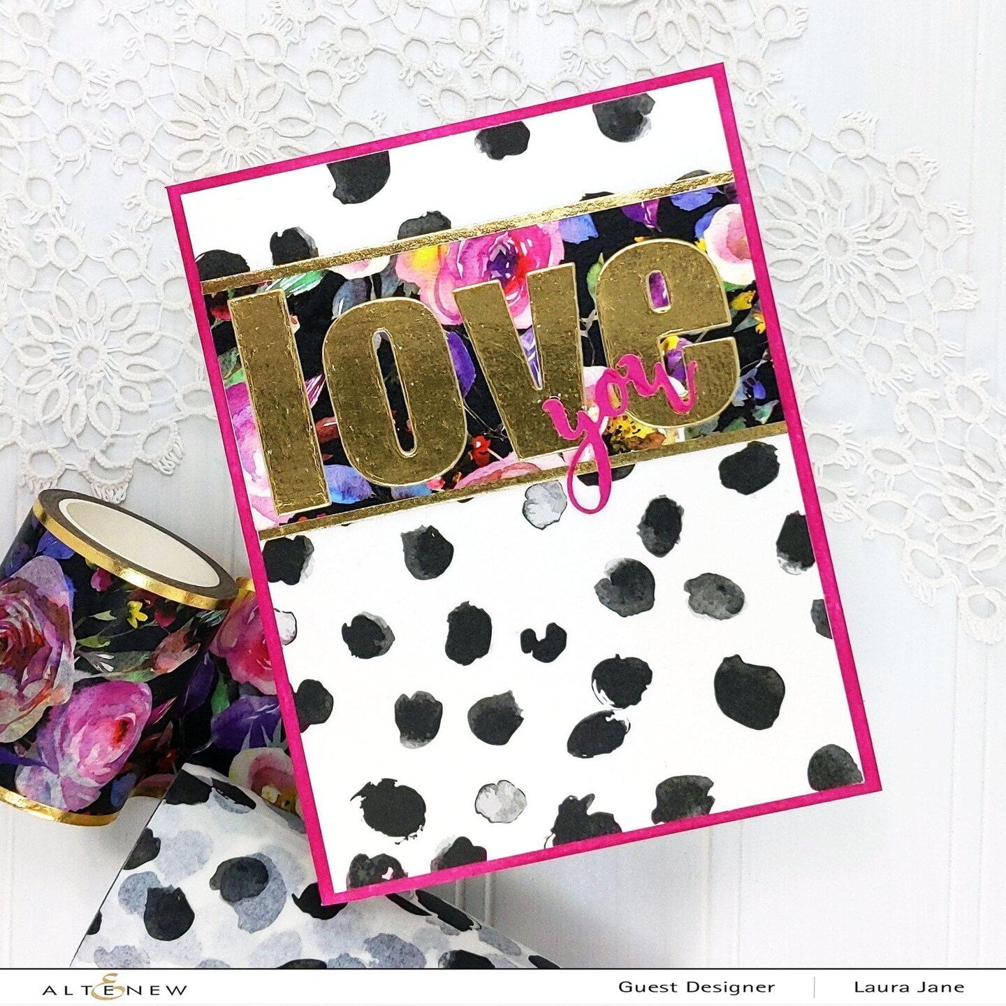 Retired - Gold Foil 1 inch Washi Tape