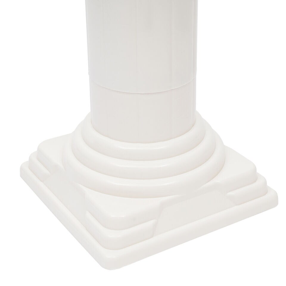 Kitcheniva Elegant Plastic Roman Column Flower Stand Decoration 4 Pcs