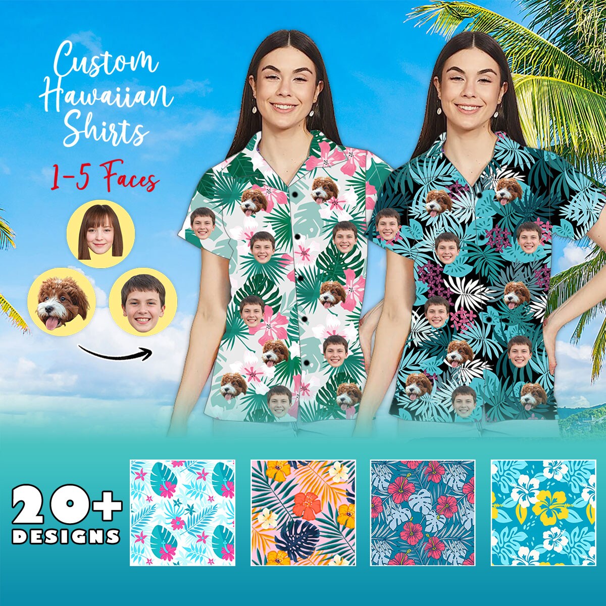 girls tropical shirt