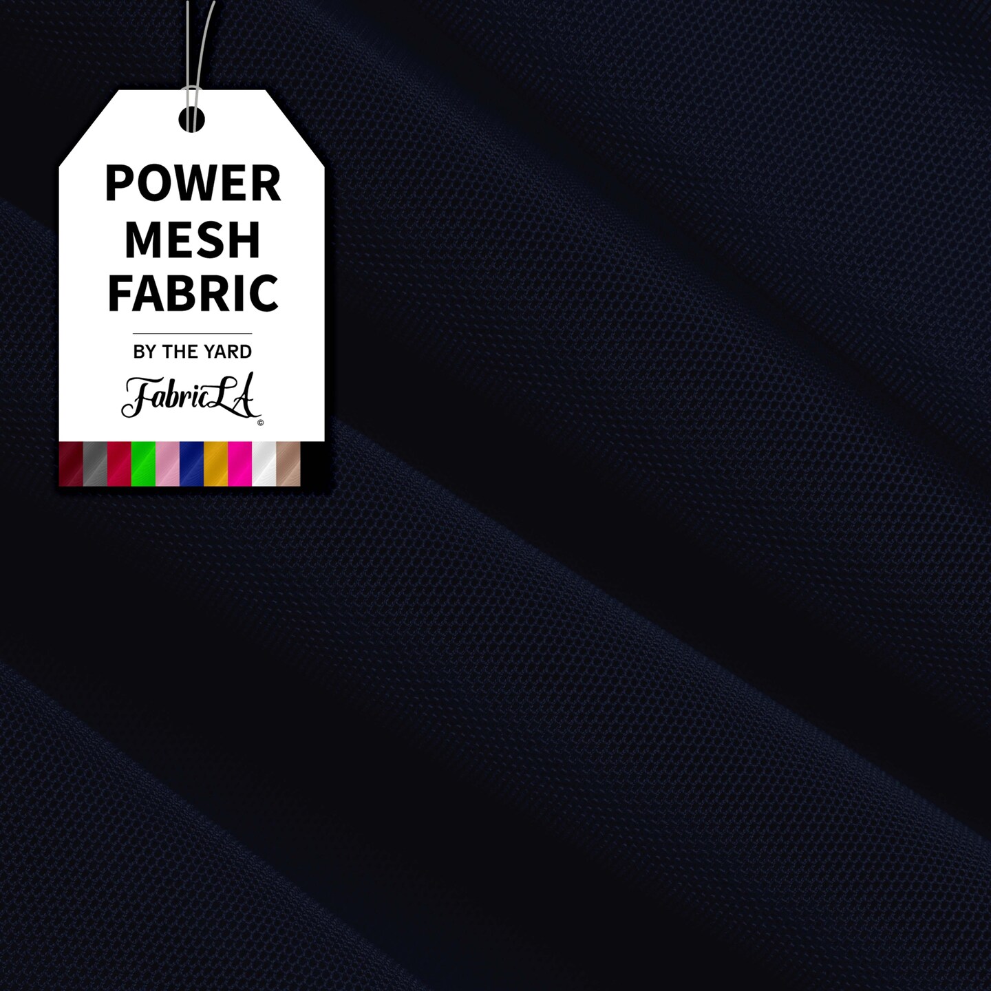 Power Mesh Fabric | 4-Way Stretch Nylon Mesh Fabric | Lightweight Sheer Nylon Spandex Stretch Mesh Fabric | 60&#x22; inch Wide