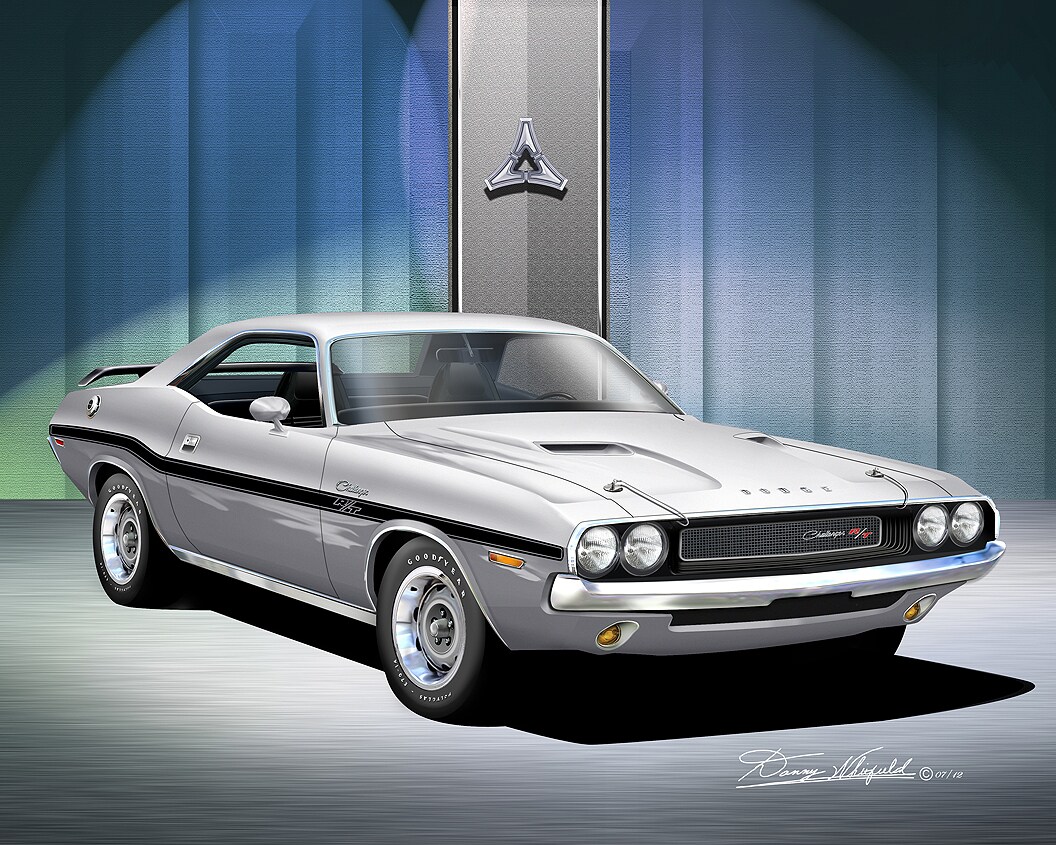 1970 Dodge Challenger RT - Silver - Fine Art Prints by Danny Whitfield ...