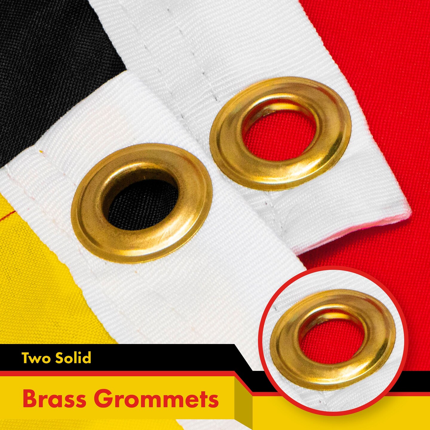 Germany German Flag 3x5 Ft 5-Pack 150D Printed Polyester By G128