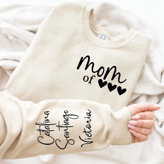 Custom Mama Sweatshirt, Mom Sweatshirt, Personalized Mom Sweatshirt ...