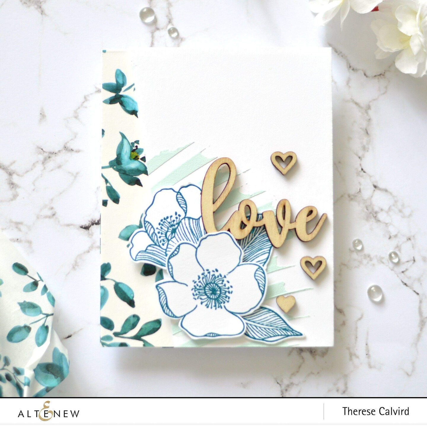 Retired - Teal Shadow Wide Washi Tape