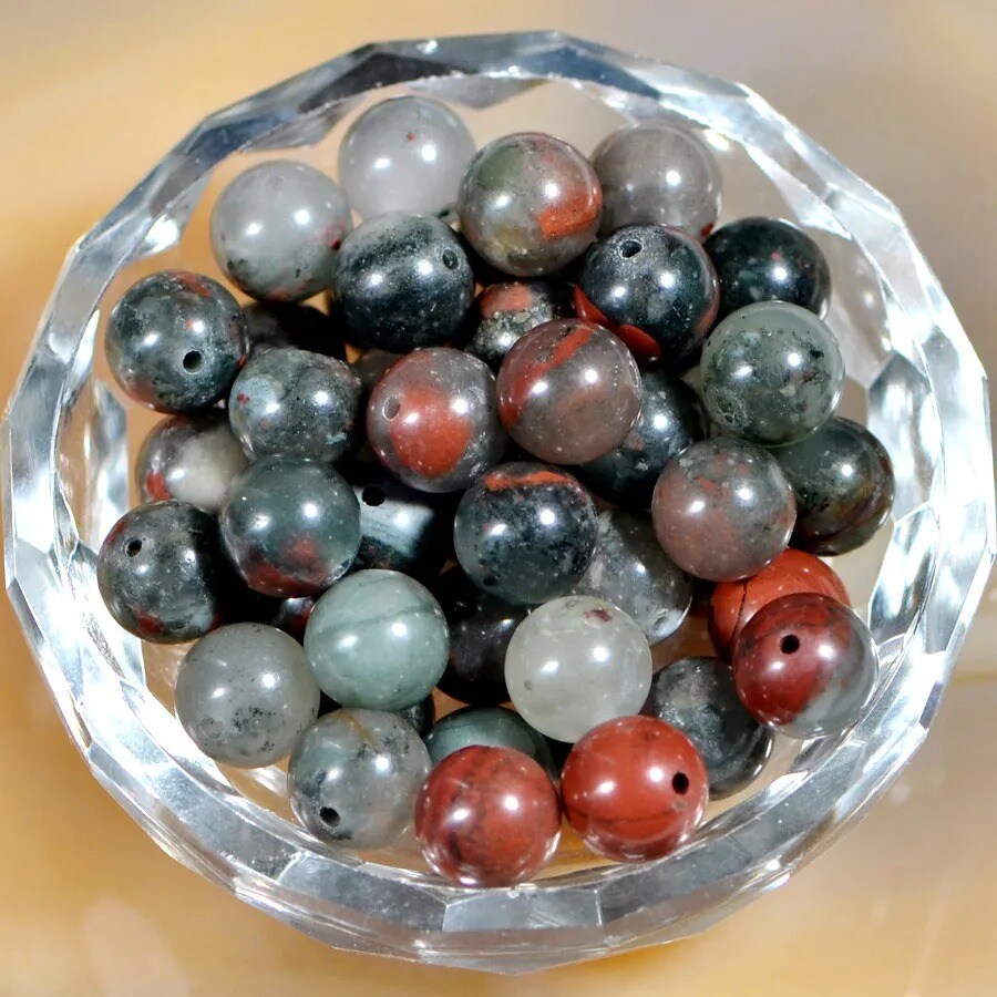 100 PCS Natural Gemstone Round Beads