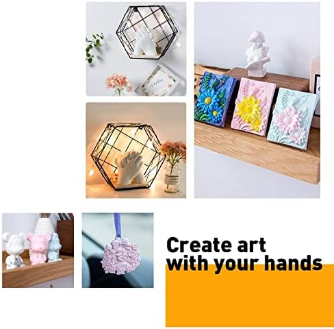 1lb Plaster of Paris Powder - Hand Mold Casting Kit Powder, Gypsum Cement, Pottery & Ceramic Plaster Powder for Crafts, Sculpture, Diorama and Home Decor