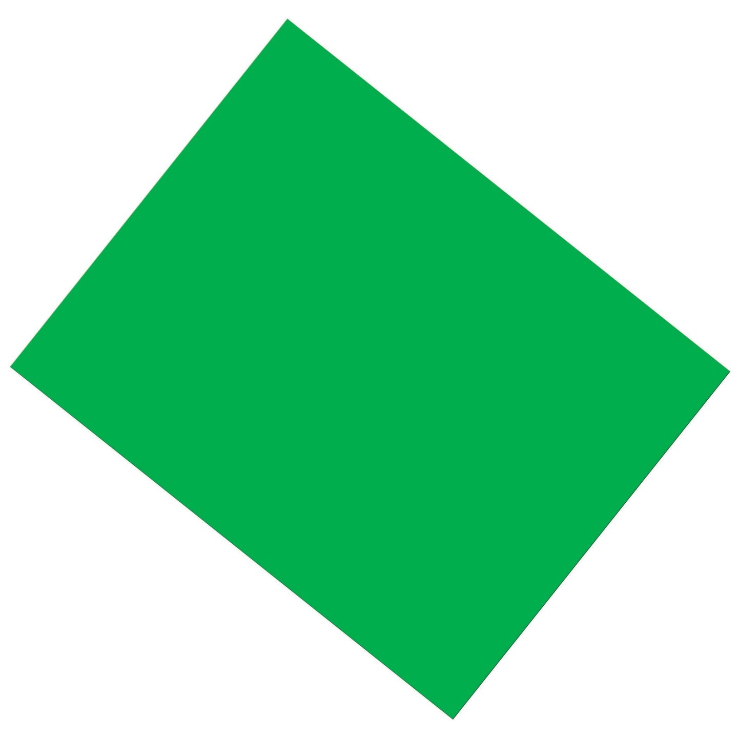 Coated Poster Board, Green, 22&#x22; x 28&#x22;, 25 Sheets
