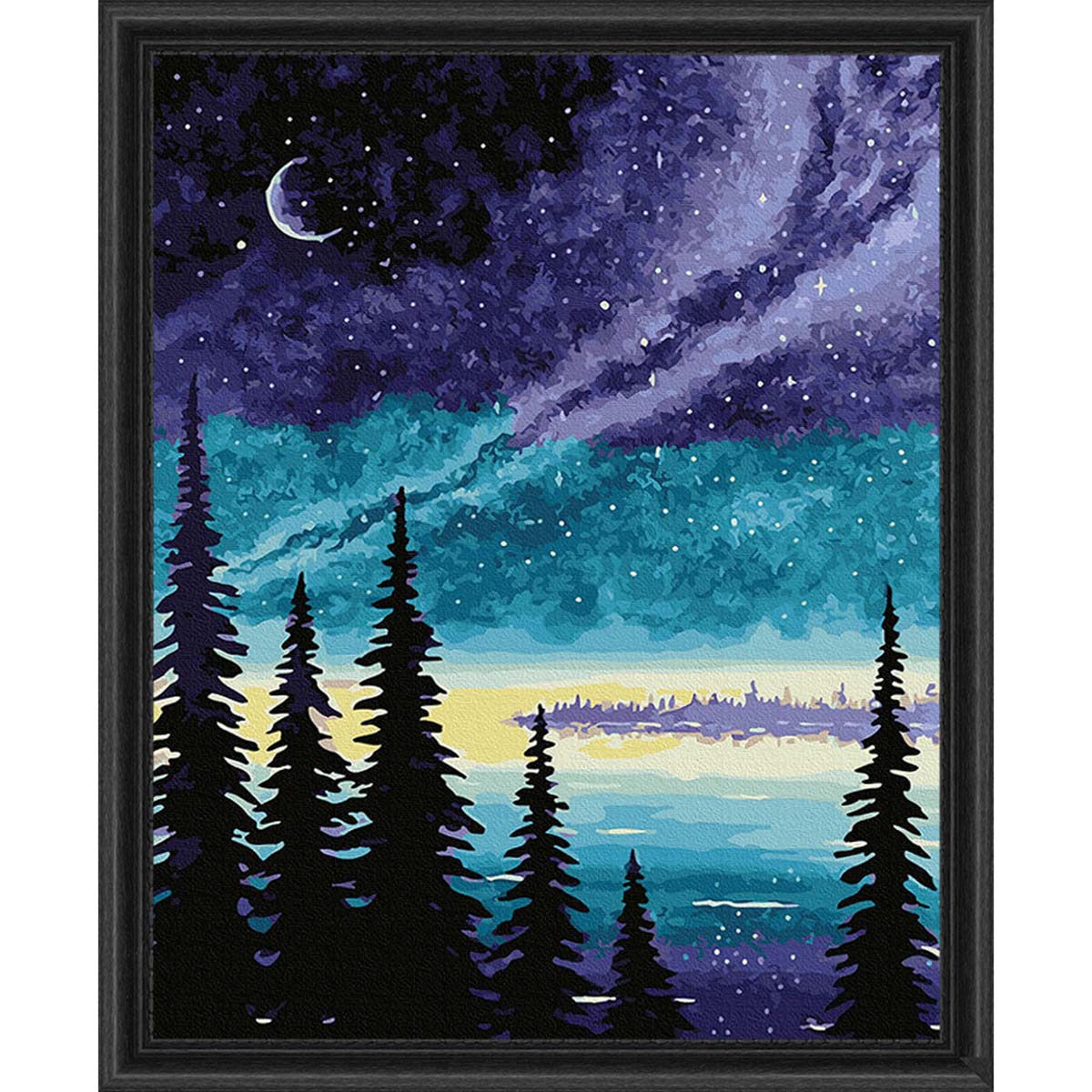 Adbrain Night Lake Paint by Number Kit