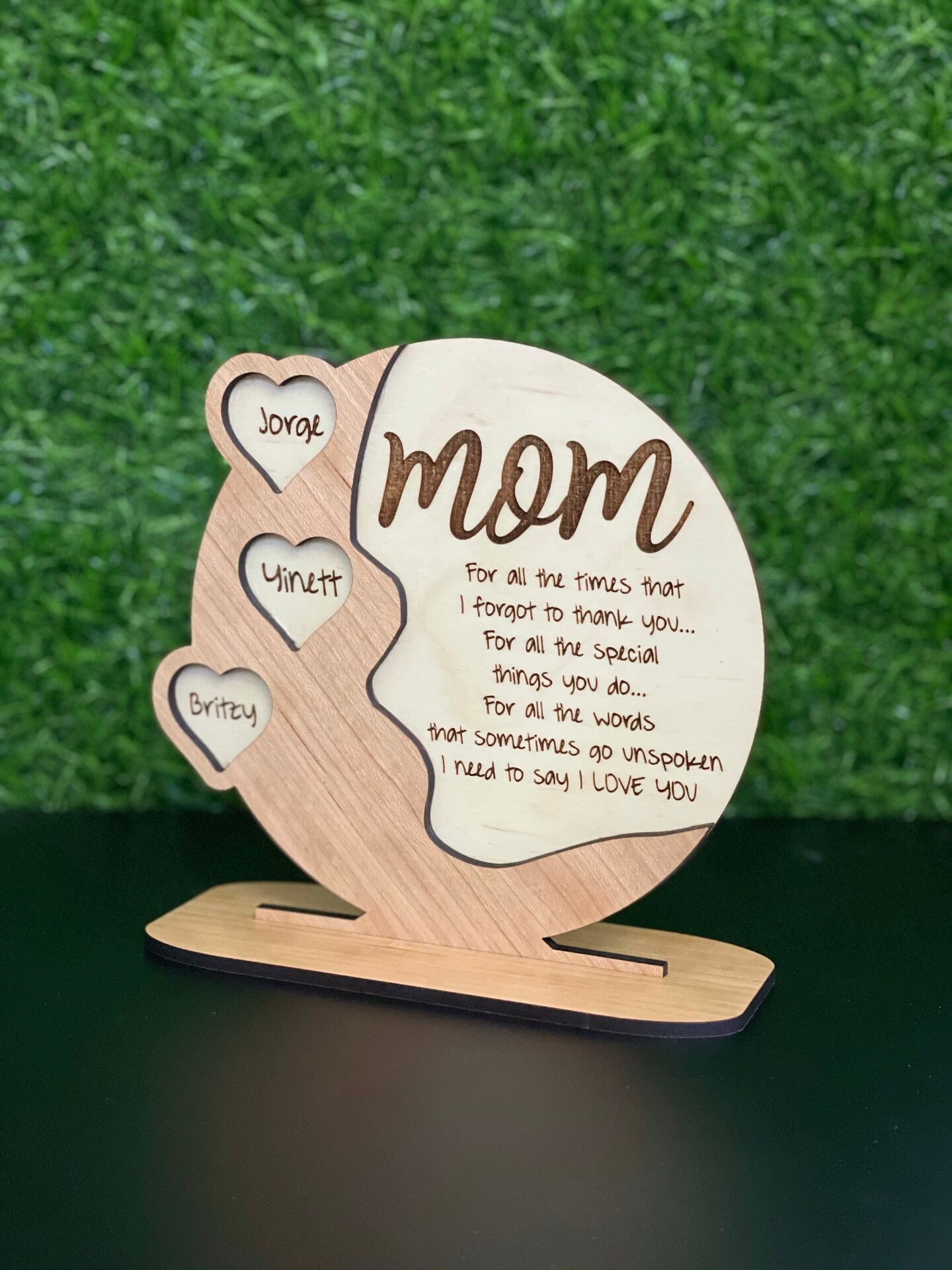 Funnli Nana Gifts Acrylic Puzzle Plaque, Nana Birthday Gifts - Christmas Anniversary Mothers Day Birthday Gifts For Nana Grandma Grammy Grandmother 3.35 X 2.76 Inch Desk Decorations