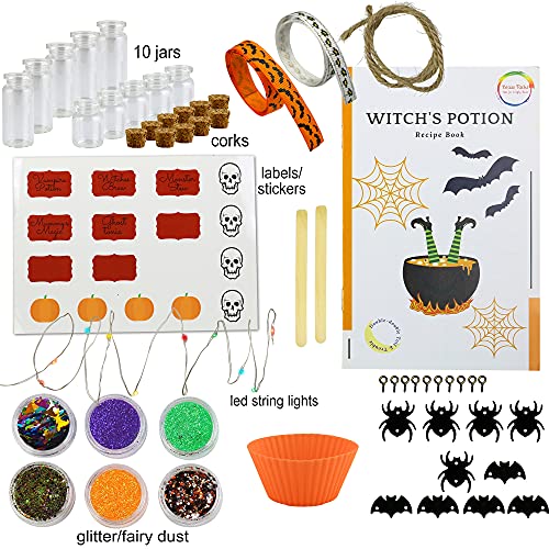 DIY Halloween Witches&#x27; Potions Kit for Kids - Make Your Own Witches Potions Arts &#x26; Crafts Set - Great Gift for Kits 5 6 7 8 9 10 Years and Up (Halloween)