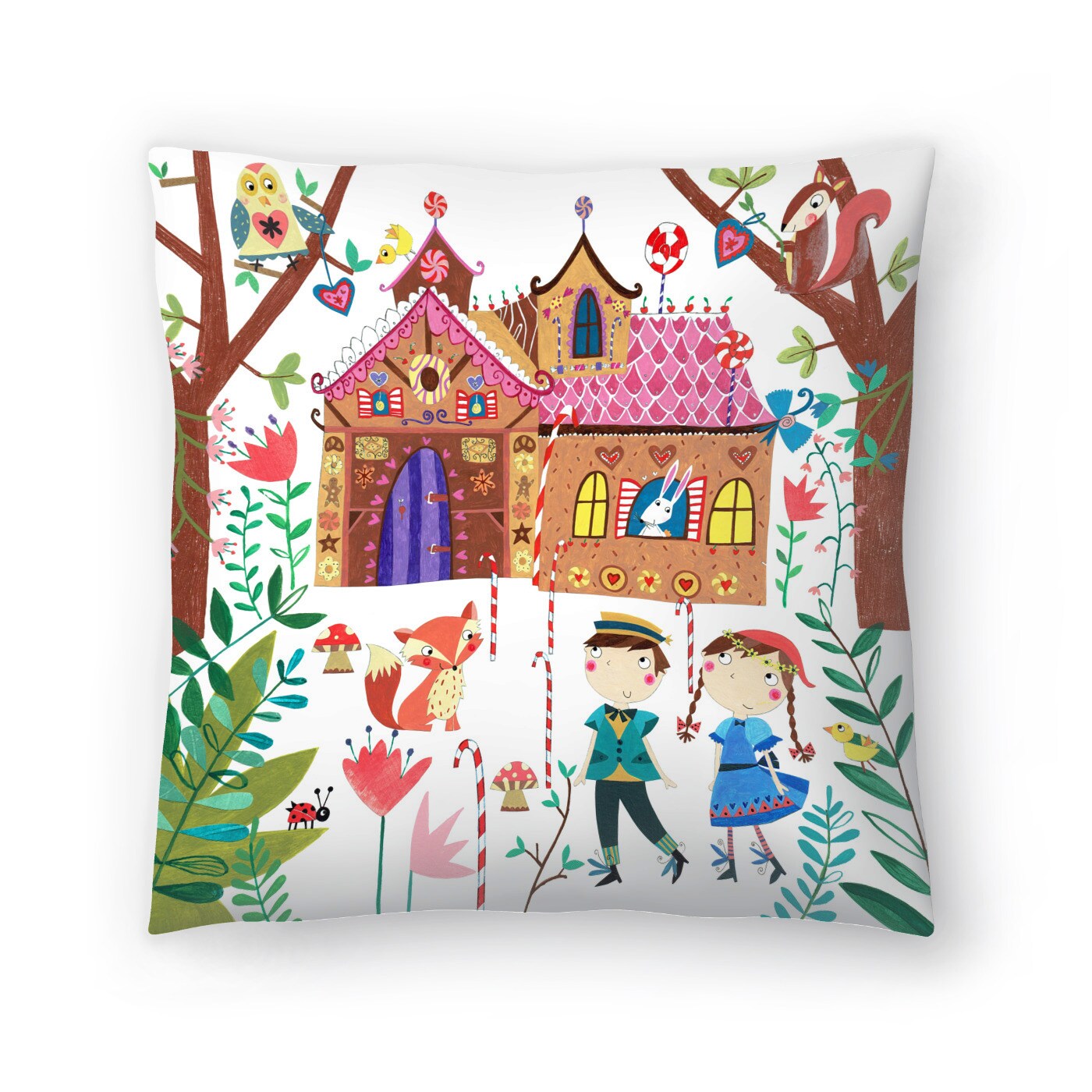 Hansel And Gretel Throw Pillow Americanflat Decorative Pillow