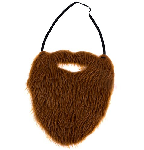 Fake Beards for Adults Kids - Costume Accessories - Beard & Mustache - Fake Mustaches (4 Pack Costume Beards)