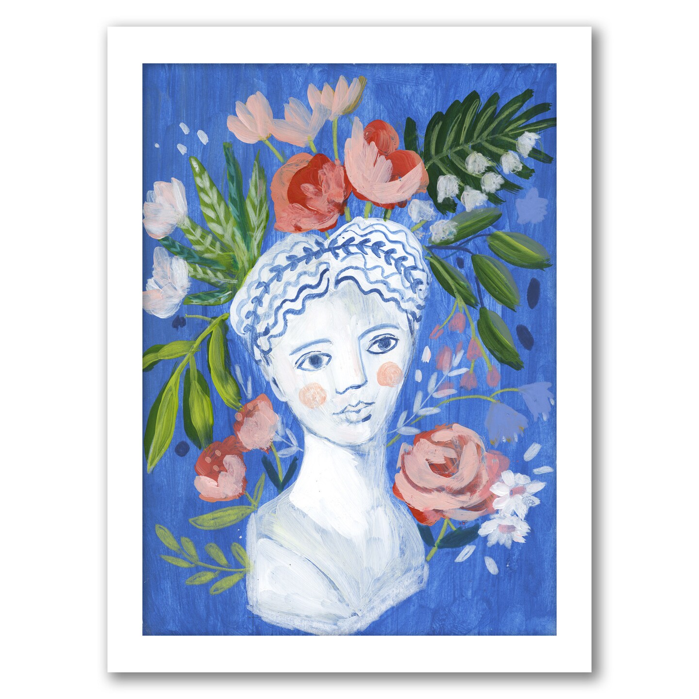 Mykonos Bust I by Sharon Montgomery Frame  - Americanflat