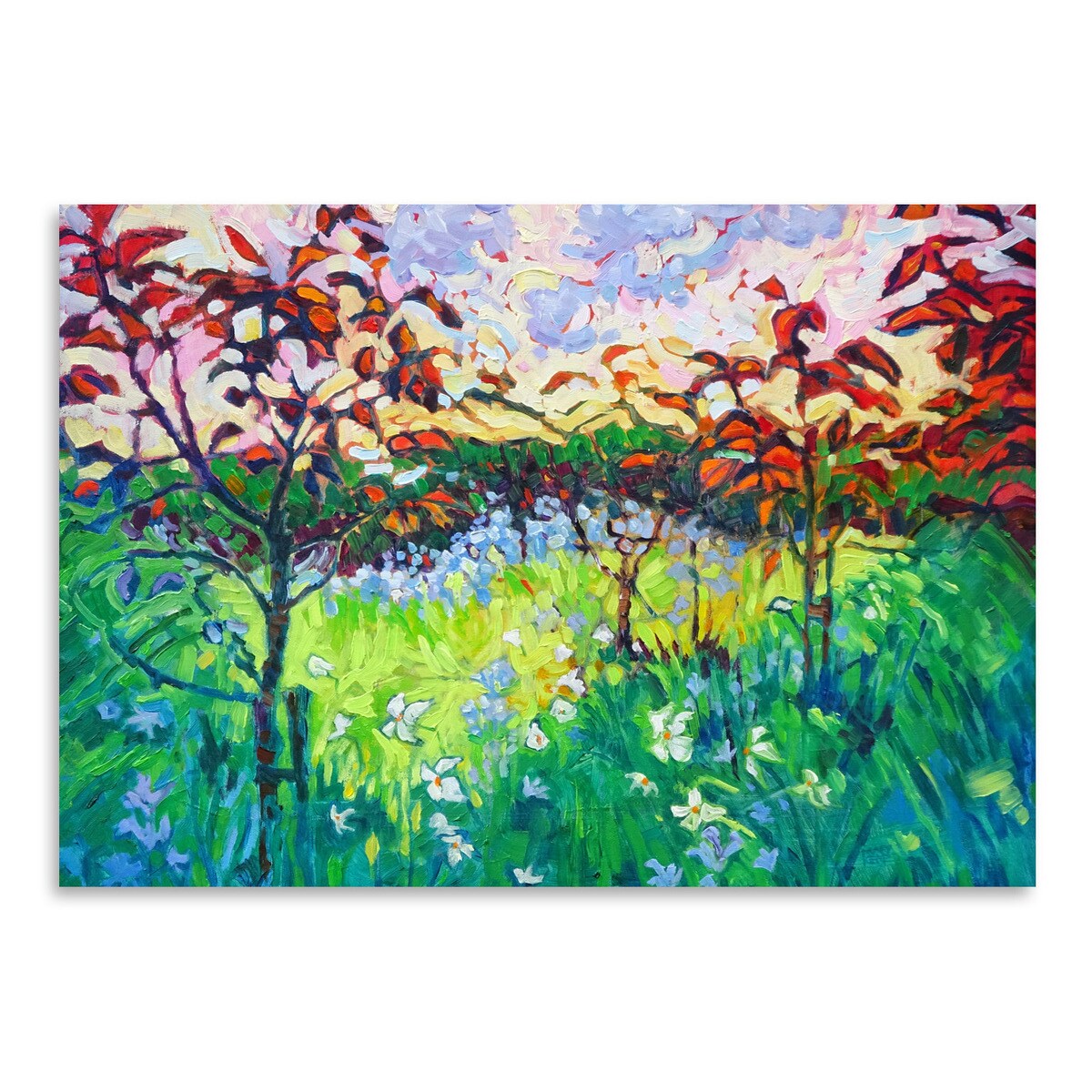 Garden At Houghton Hall by Mary Kemp  Poster Art Print - Americanflat