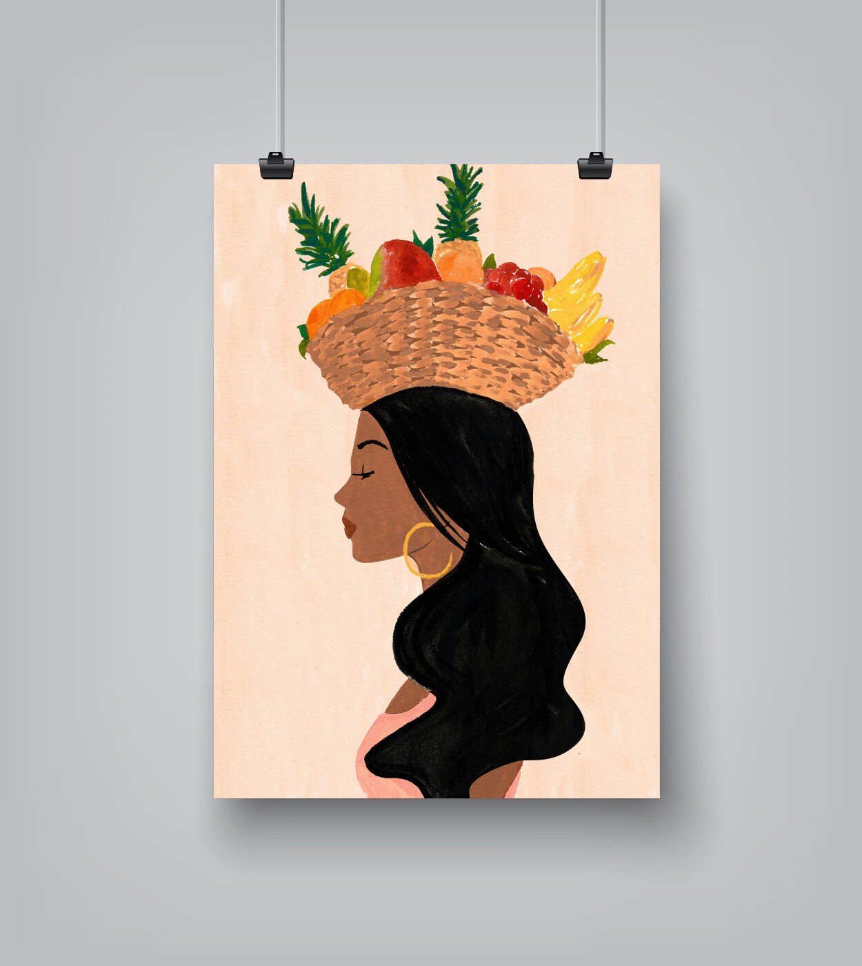 Valentina S Fruit Basket by Sabina Fenn Poster Art Print Americanflat