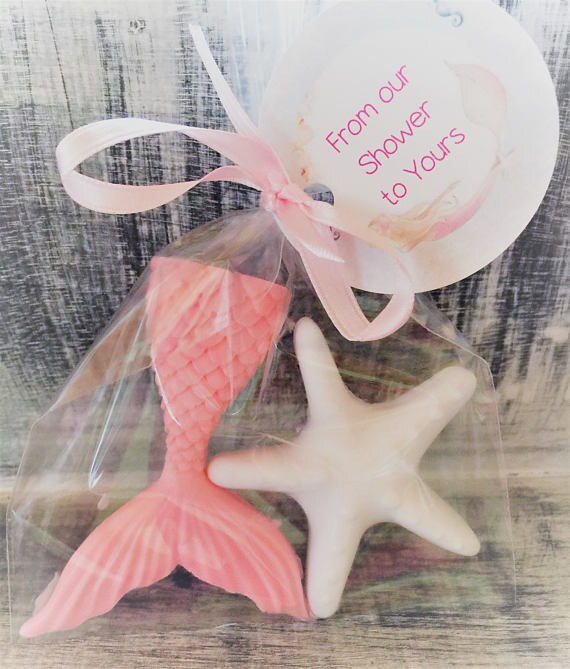 Mermaid shower fashion favors