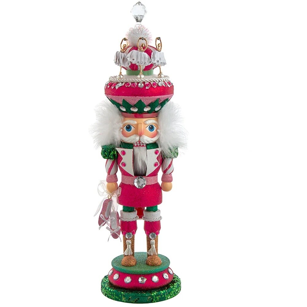 KSA 20.25&#x22; Pink and Green Ballet Soldier Christmas Nutcracker