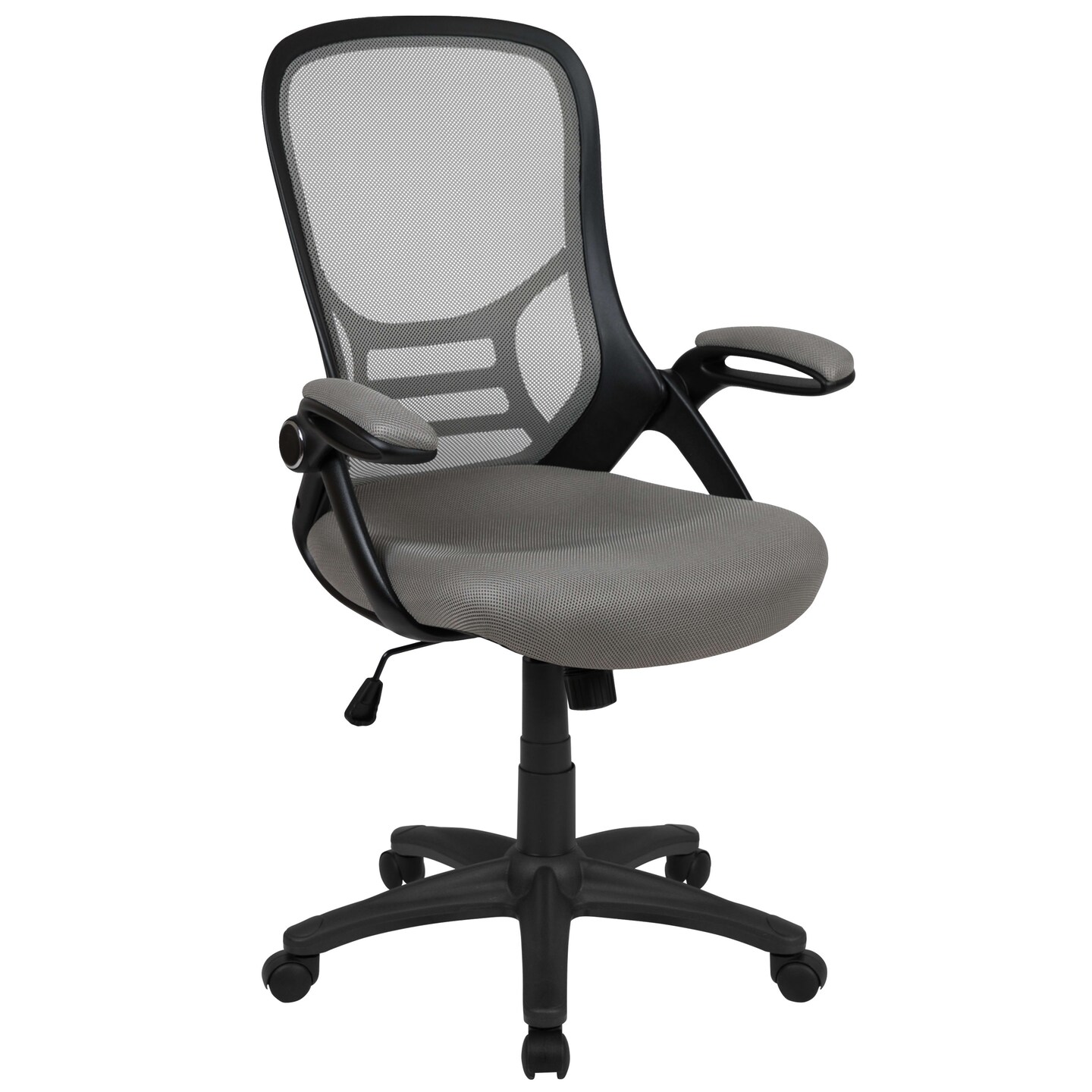 Emma and Oliver High Back Mesh Ergonomic Office Chair with Flip-up Arms