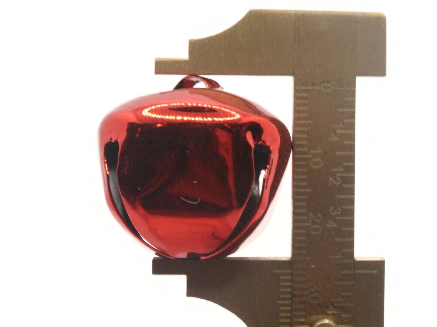 4 30mm Red Jingle Bells Christmas Sleigh Bell Charms