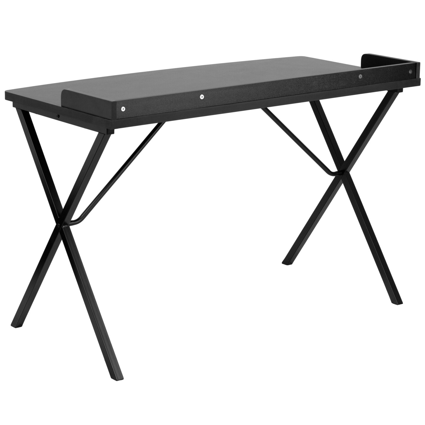 Emma and Oliver Computer Desk with Raised Back Border