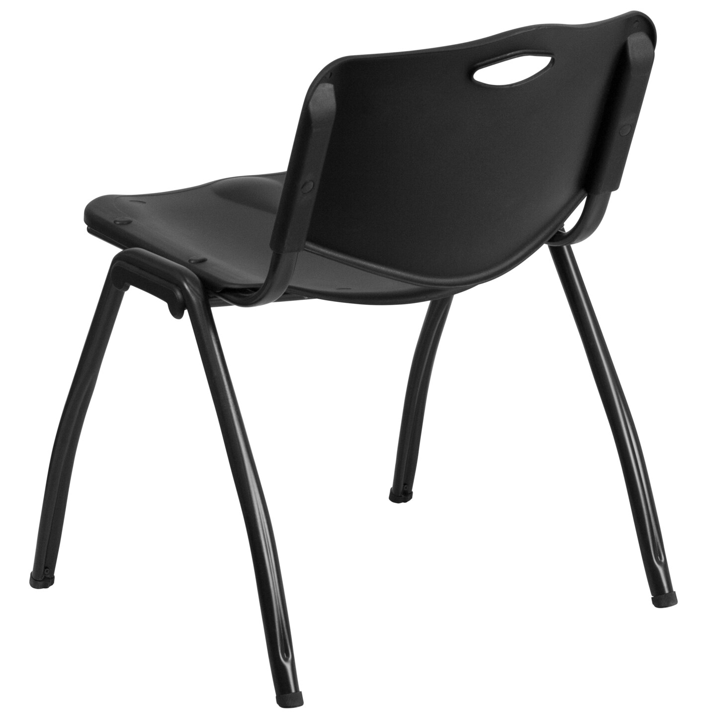 Emma and Oliver 880 lb. Capacity Plastic Stack Chair