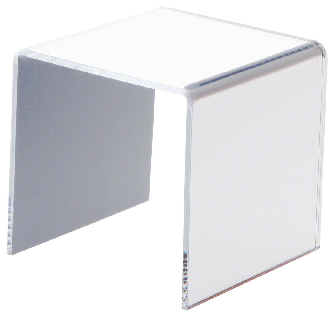 Mirrored Acrylic Risers and Cubes - Hollinger Metal Edge