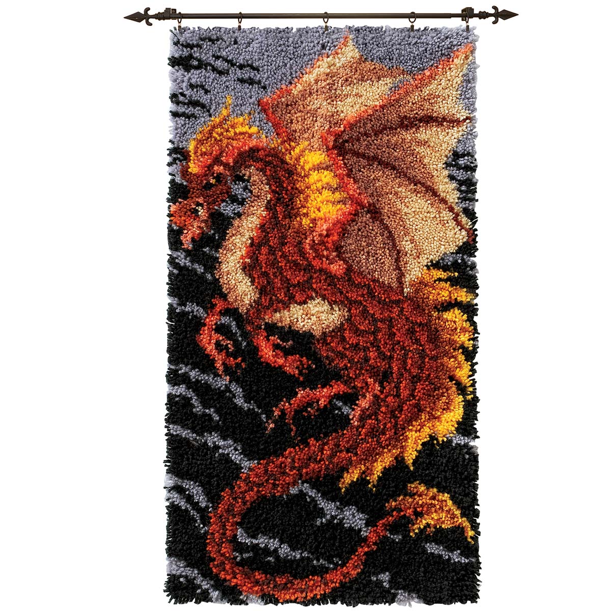 Herrschners  Storm Dragon Latch Hook Kit