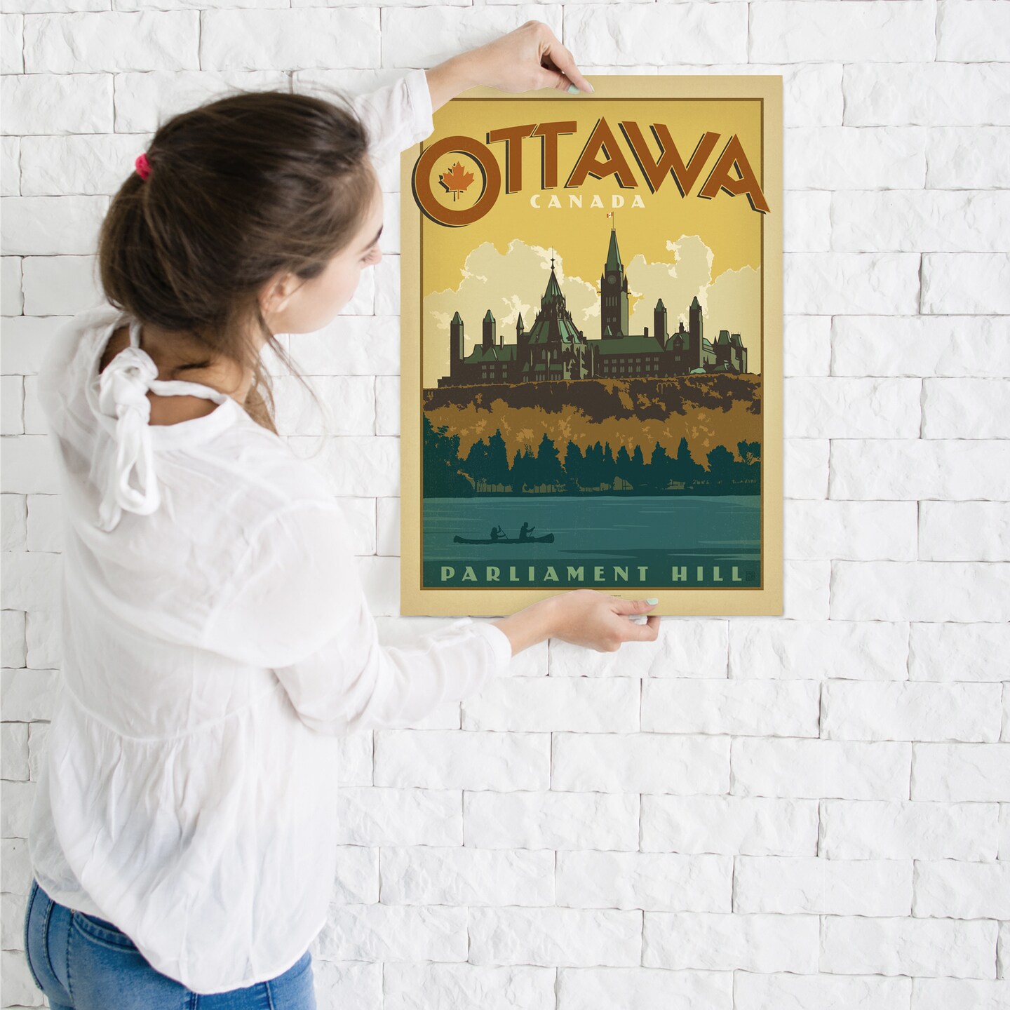 Wt Ottawa by Anderson Design Group  Poster Art Print - Americanflat