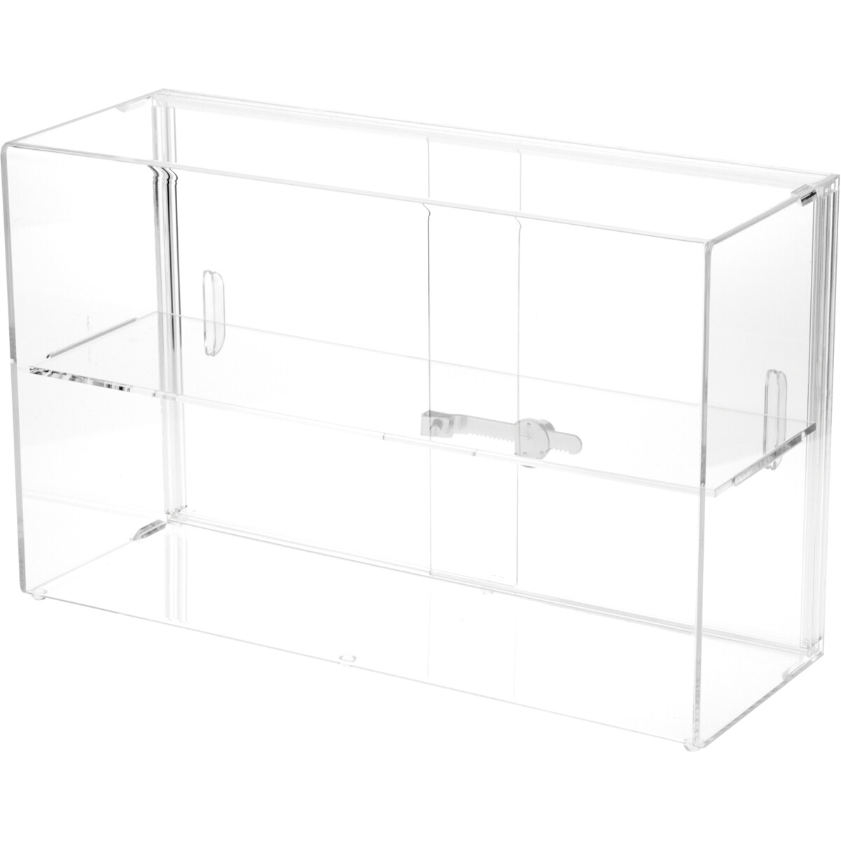 Plymor Clear Acrylic Sliding Door Locking Display Case, 1 Shelf | Michaels