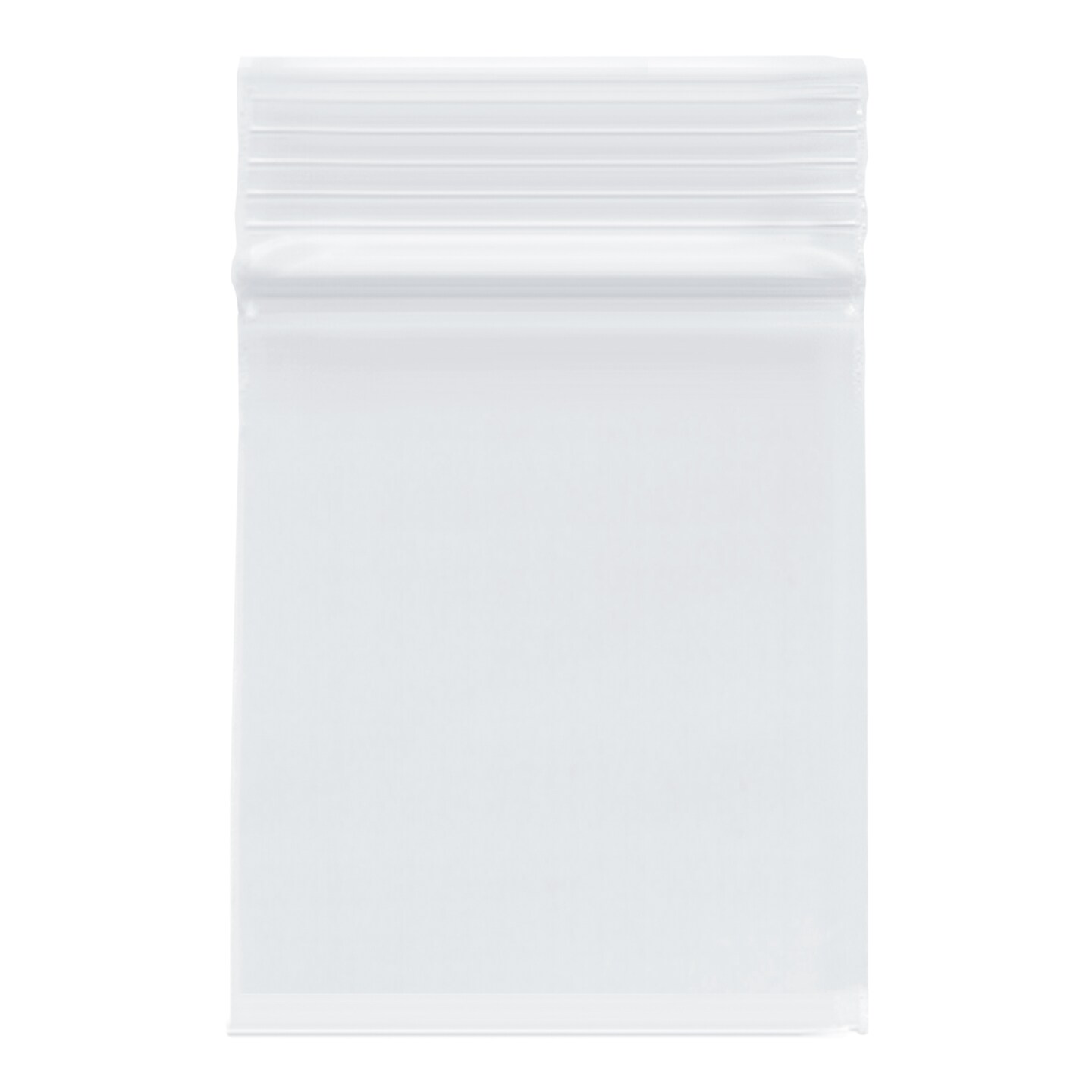 Plymor Zipper Reclosable Plastic Bags, 2 Mil, 2.5 x 2.5 (Case of 1,000) 