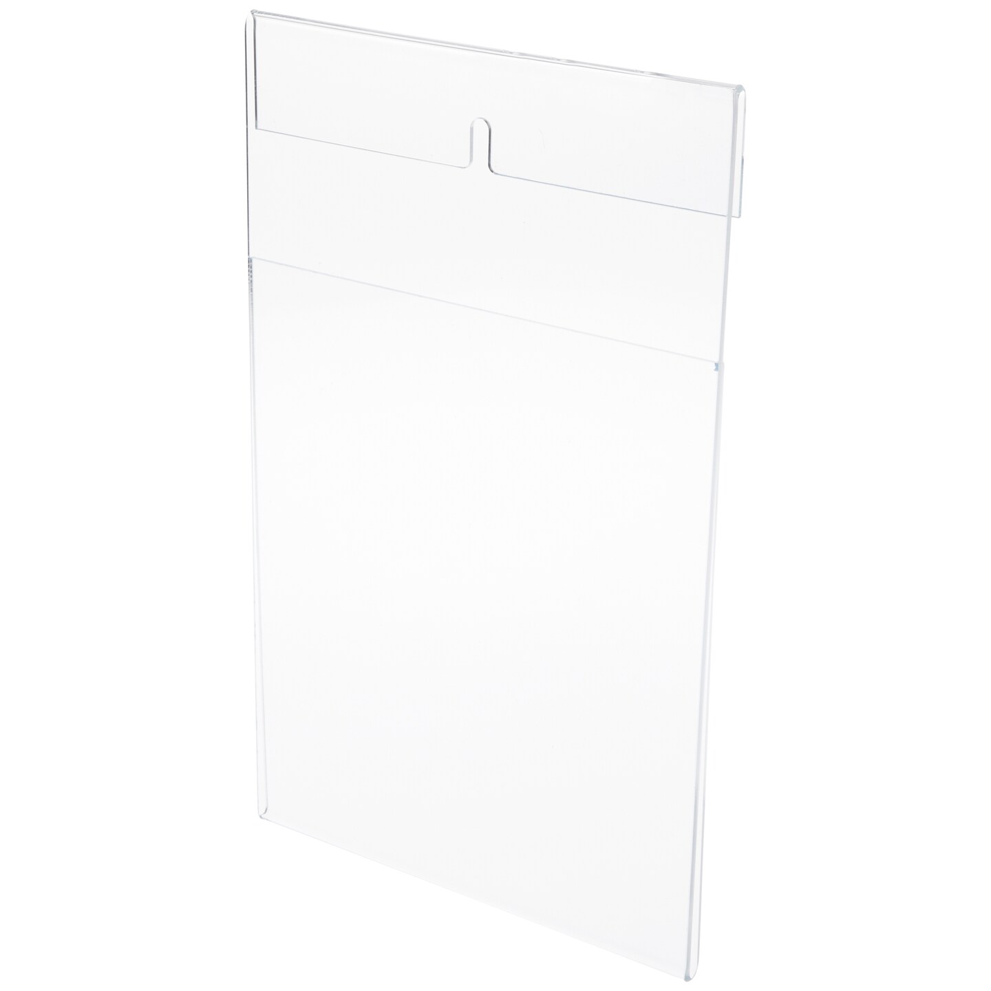 Plymor Clear Acrylic Top-Fold Literature Sign Holder Frame (Wall Mount ...