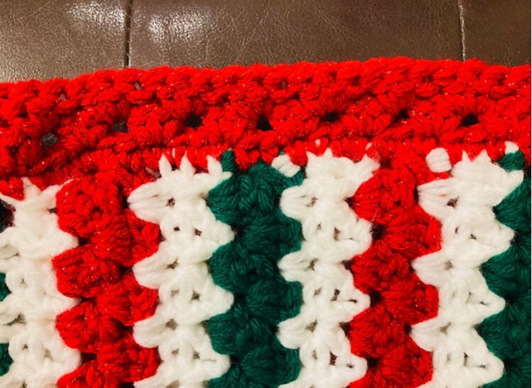 Handmade Crocheted Blanket Joyful MakerPlace by Michaels
