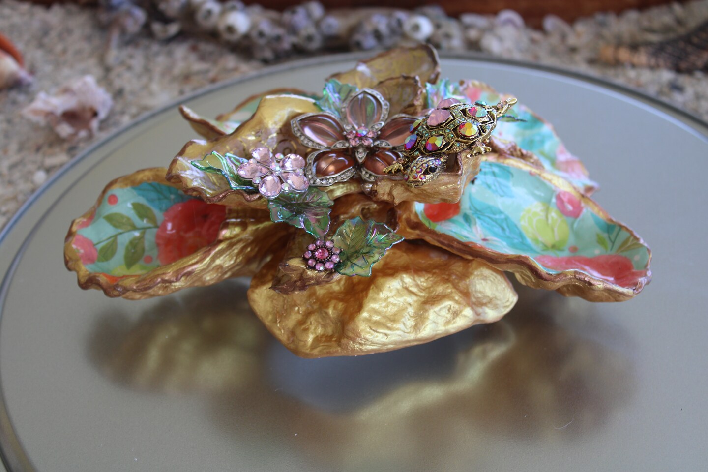 Hand-Crafted Seashell Ring Dishes - Coastal Decor