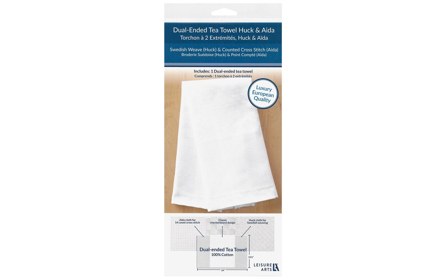 Cotton White Huck Towel Perfect for Embroidery