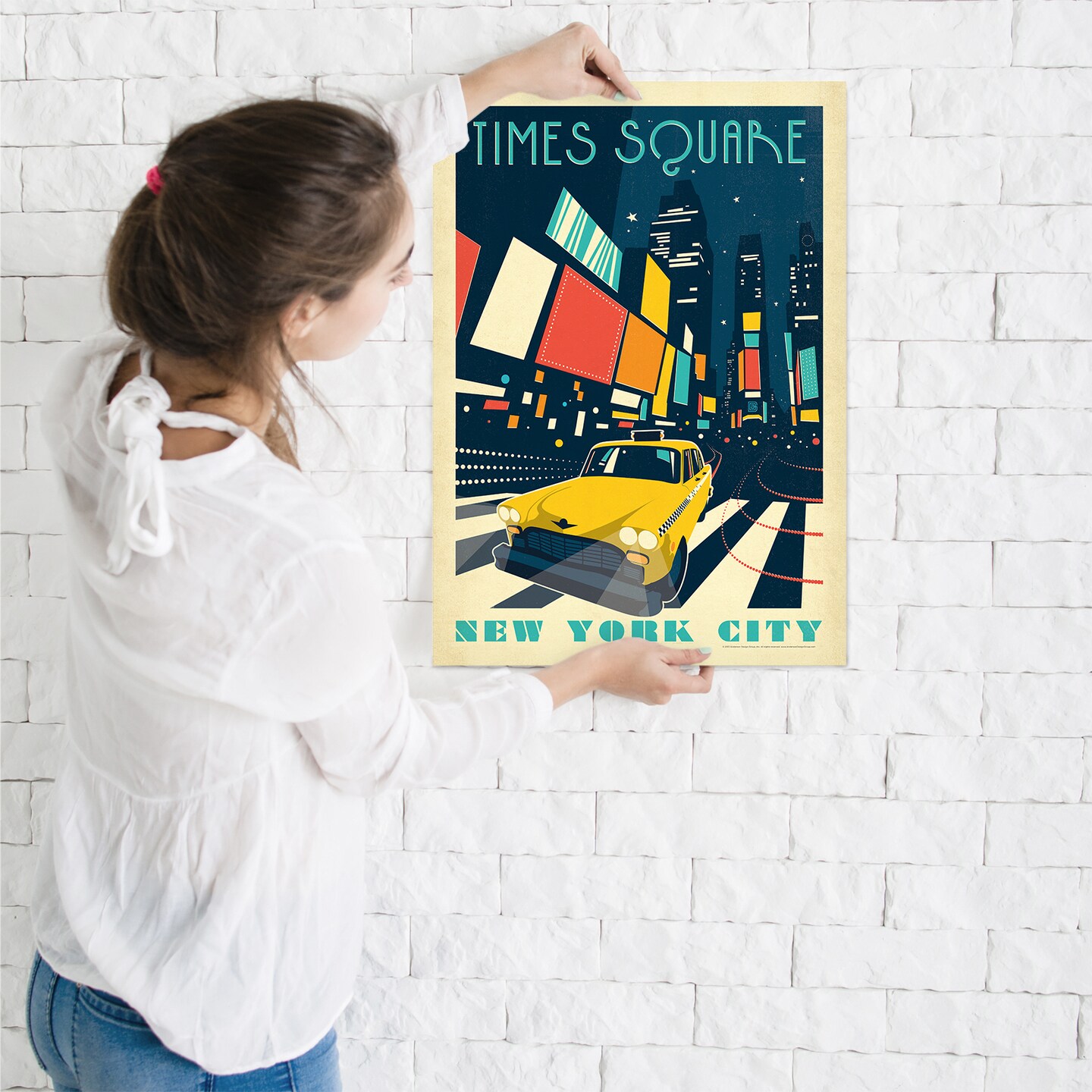 Poster Art Print - New York, Times Square by Anderson Design Group  - Americanflat