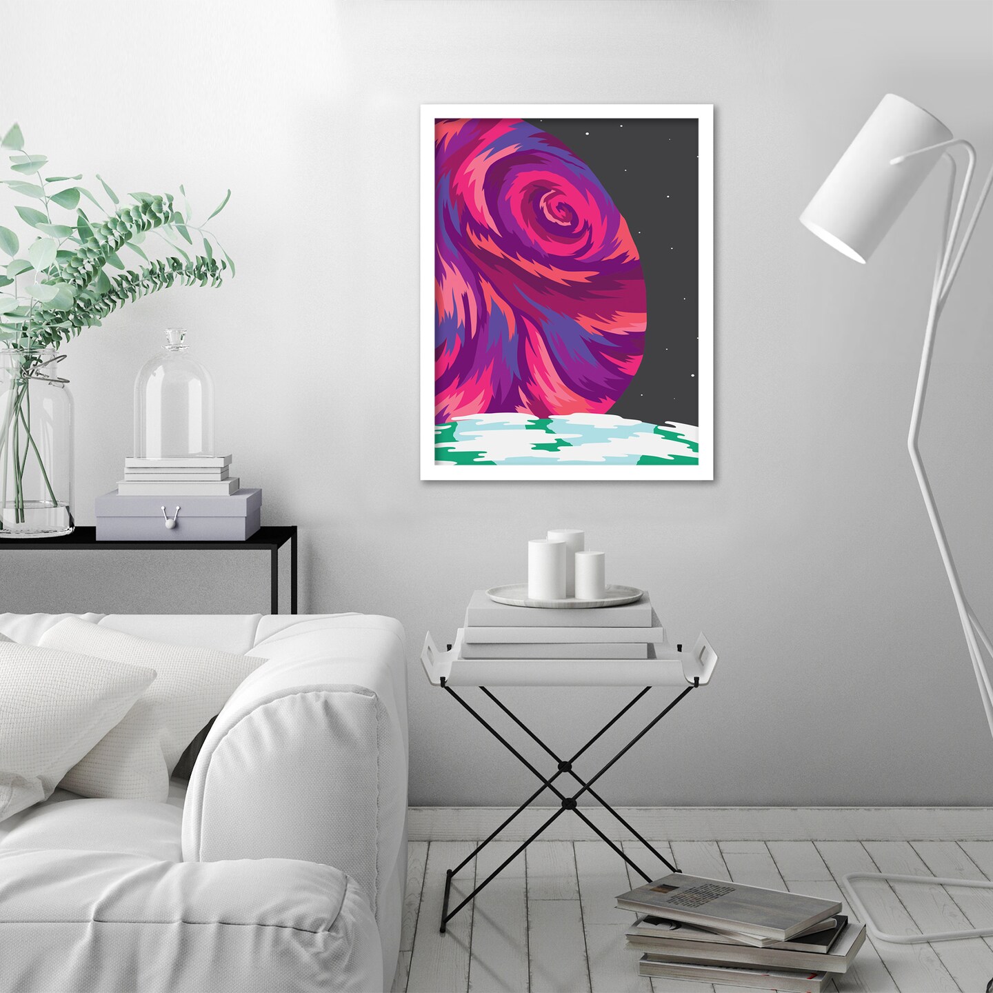 New Moon by Joe Van Wetering Frame  - Americanflat