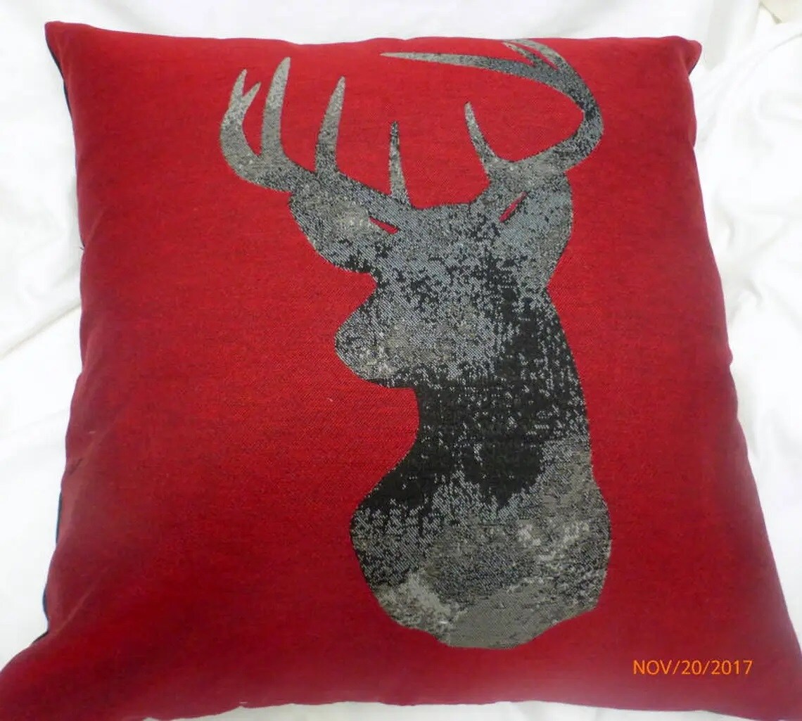 Deer head outlet pillows