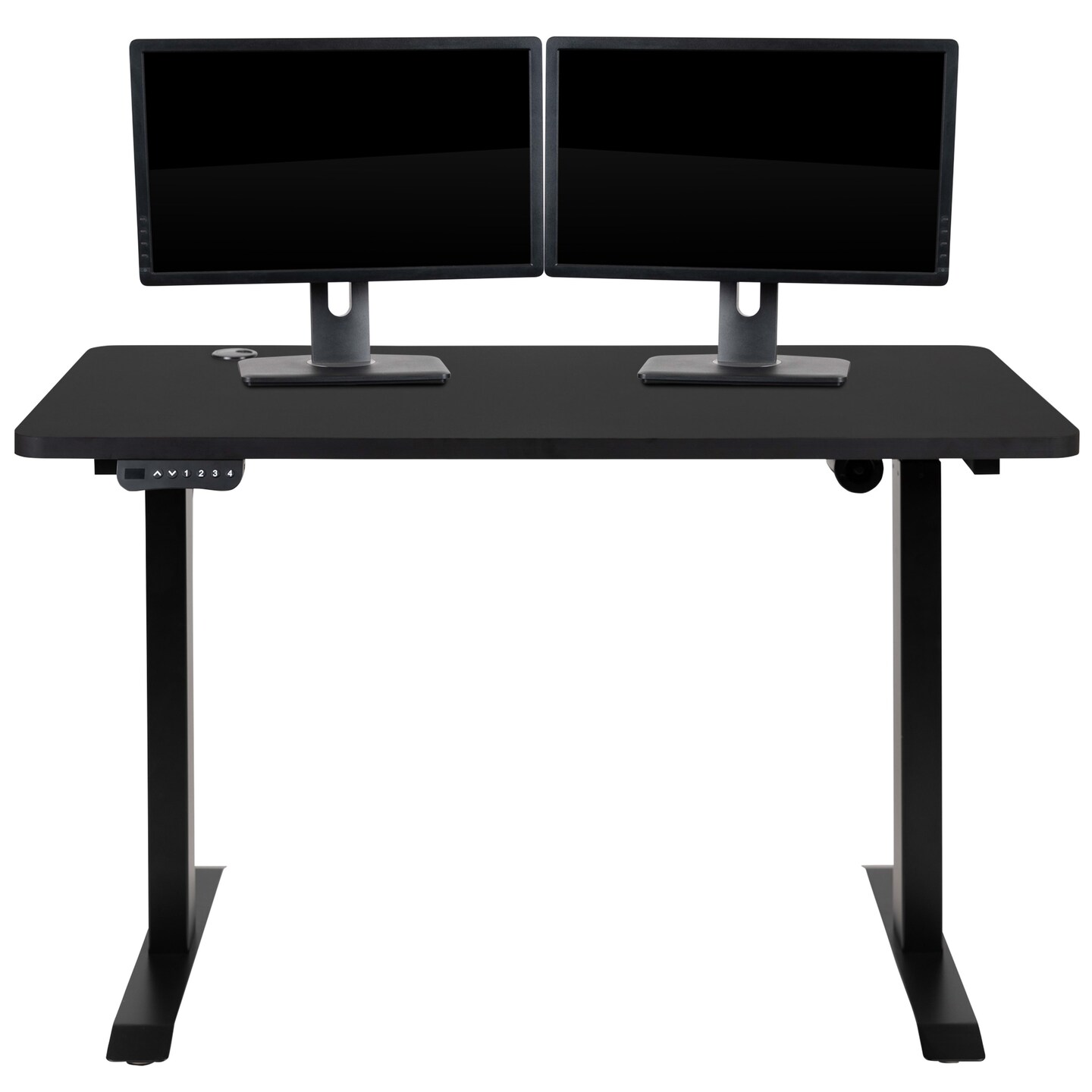 Emma and Oliver Electric Height Adjustable Standing Desk - 48" Wide x 24" Deep