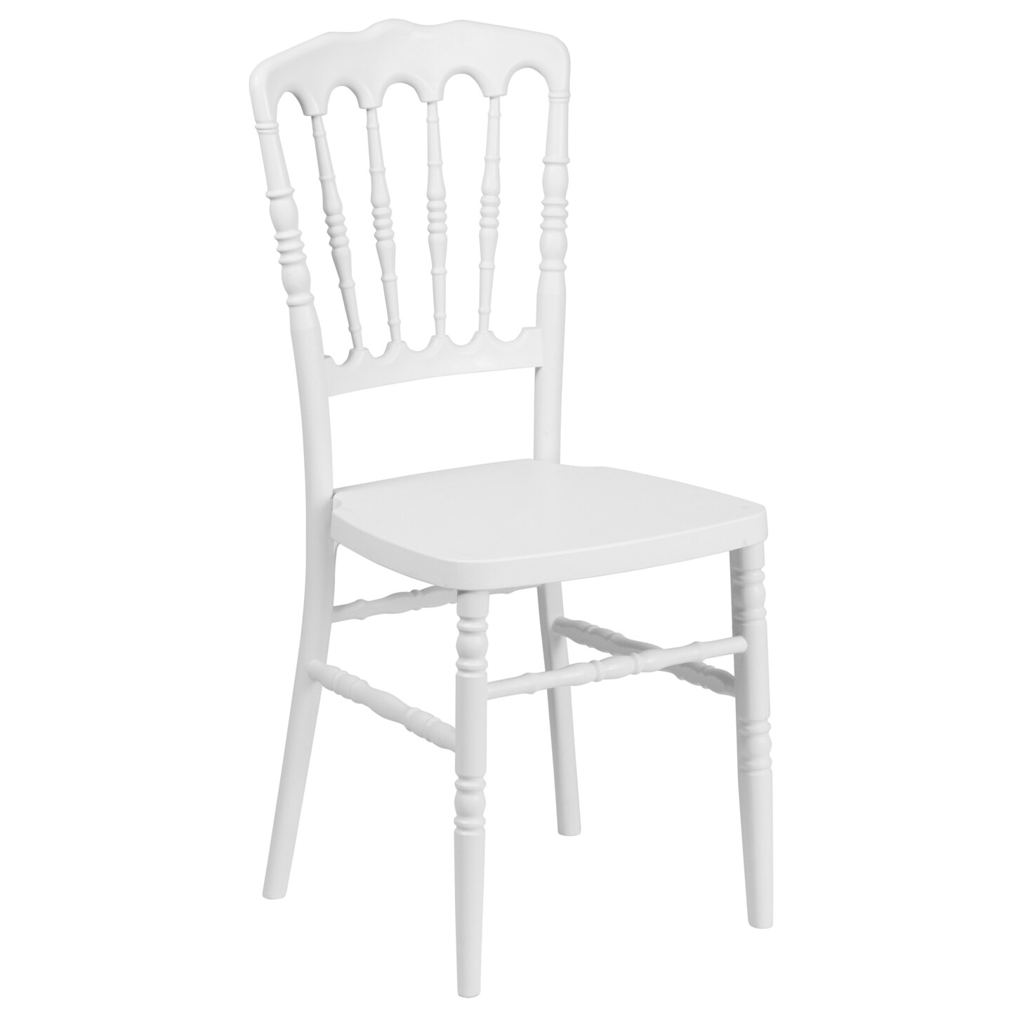 Emma and Oliver Wedding & Event Resin Stacking Napoleon Dining Chair