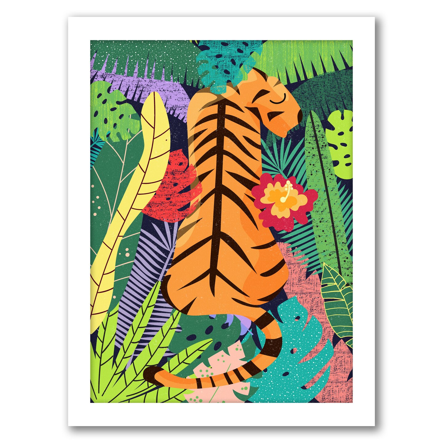Tropical Tiger by Elena David Frame  - Americanflat