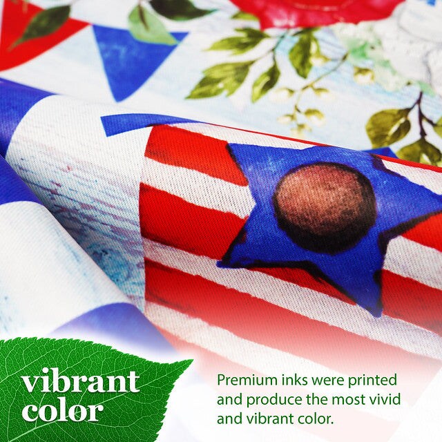 G128 Garden Flag Home Patriotic Birdhouse | 12x18 Inch | Printed Blockout Polyester - Patriotic Decoration