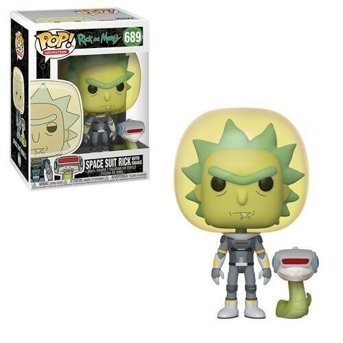 Space Suit Rick With Snake Funko Pop 689 - Ricky And Morty - Animation
